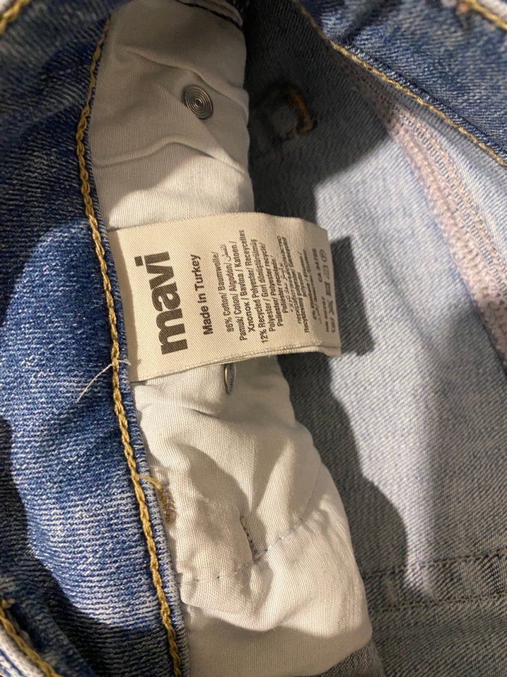 Mavi Kadın Denim Mini Şort - Görsel 5