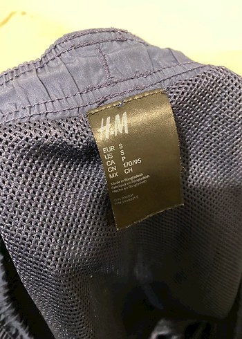 H&M Erkek Lacivert Mini Şort Mayo - Görsel 4