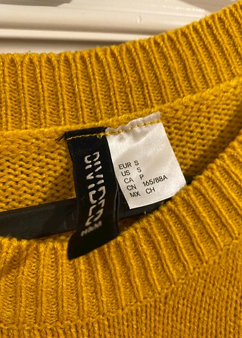 H&M Hardal Triko Kadın Kazak - Görsel 3