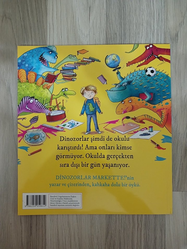 Dinozorlar Okulda! Çocuk Kitabı - Görsel 2