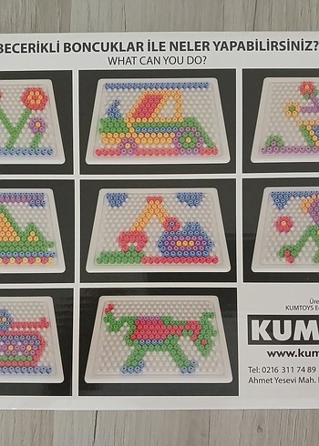 Becerikli Boncuklar Eğitici Oyuncak-KUMTOYS - Görsel 4