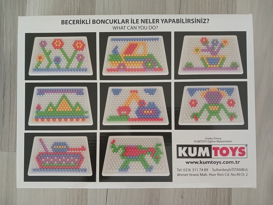 Becerikli Boncuklar Eğitici Oyuncak-KUMTOYS - Görsel 4