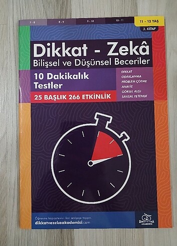 Dikkat-Zeka Bilişsel ve Düşünsel beceri 