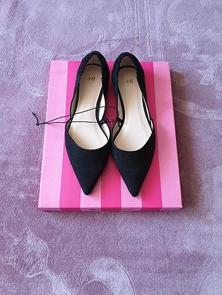 38 Beden siyah Renk H&M Babet Ayakkabı