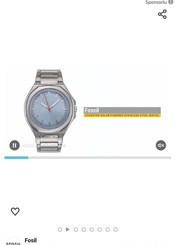  Beden mavi Renk Fossil Gri Mavi İş Erkek Saati