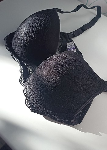 Siyah C Kalıp Sütyen 100 Beden - Görsel 2