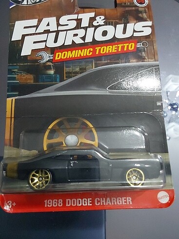 Beden Hot Wheels Fast and Furious Dominic Toretto 1968 Dodge Charger