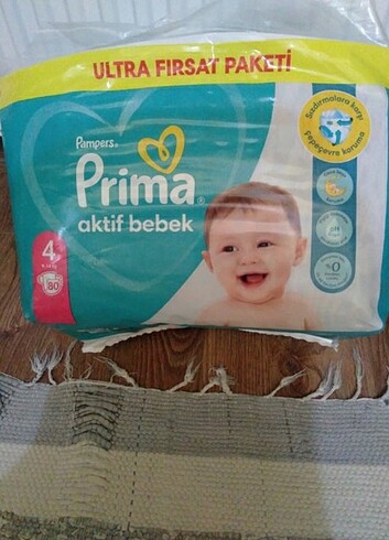 Prima Pampers Aktif Bebek Bezi 4 numara 