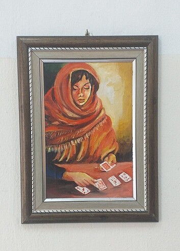 Yağlı Boya Tablo Falcı Kadın 