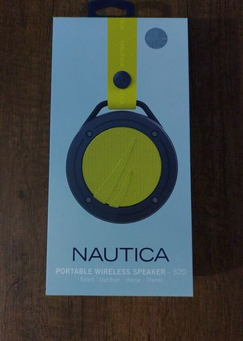 Nautica Sarı Taşınabilir Kablosuz Hoparlör