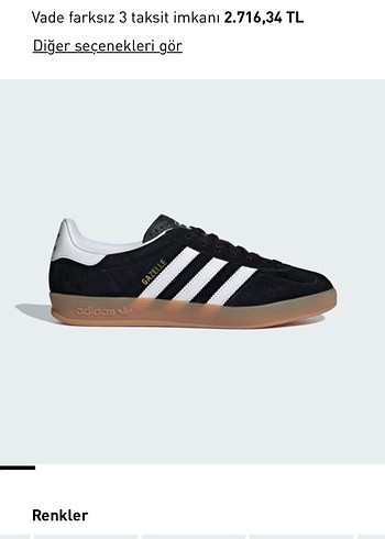 Adidas Gazelle Siyah Beyaz Sneaker
