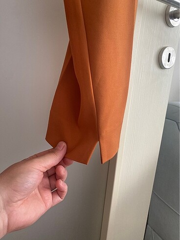 xl Beden turuncu Renk Esnekli bir yapıda rahat giyilebilir pantolon