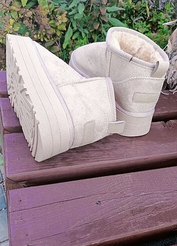 38 Beden ten rengi Renk UGG platform