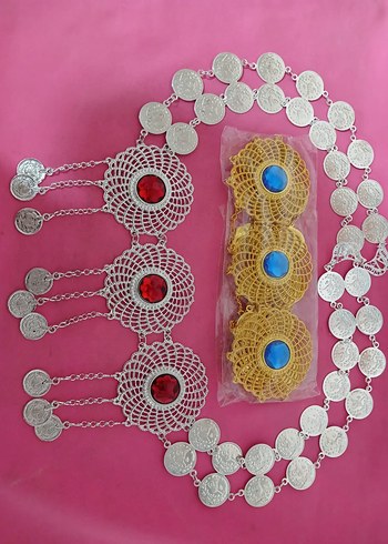 GÜMÜŞ VE ALTIN KAPLAMA KEMER 1 ADET FİYATIDIR - Görsel 2