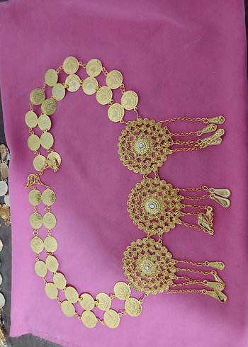 GÜMÜŞ VE ALTIN KAPLAMA KEMER 1 ADET FİYATIDIR - Görsel 6