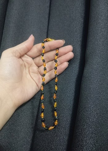 çocuk kehribar kolye - Görsel 2