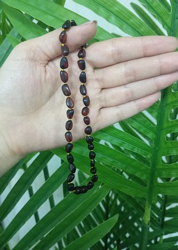 çocuk kehribar kolye - Görsel 4