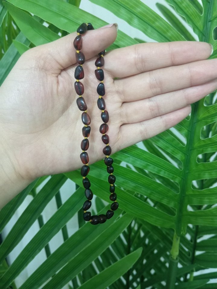 çocuk kehribar kolye - Görsel 4