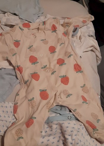 Gri Düğmeli Bebek Kısa Kollu Body - Görsel 4