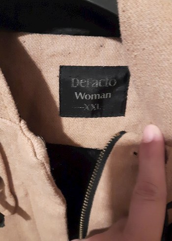 Düğmeli Bej Midi Süet Kadın Kaban - Görsel 4