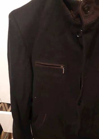 Erkek Siyah Deri Kısa Kesim Ceket - Görsel 2