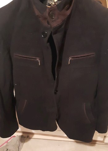 Erkek Siyah Deri Kısa Kesim Ceket - Görsel 4