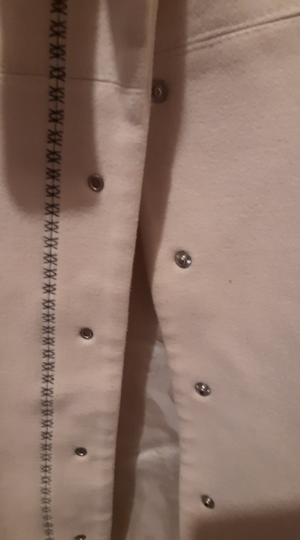 Bej Süet Düğmeli Uzun Kadın Kaban armagan marka - Görsel 3