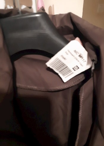 Kadın Kahverengi Uzun Boy Yağmurluk - Görsel 3