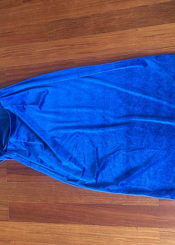 Zara Asymmetric velvet midi dress, yeni sezon - Görsel 5