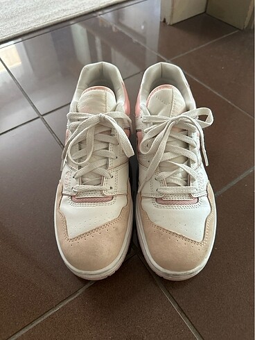 New Balance Sneaker, spor ayakkabı, new balance 550 pudra