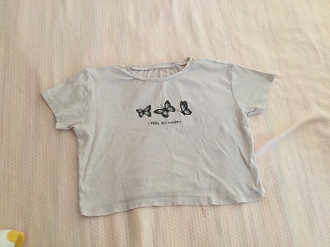Kadın crop bluz