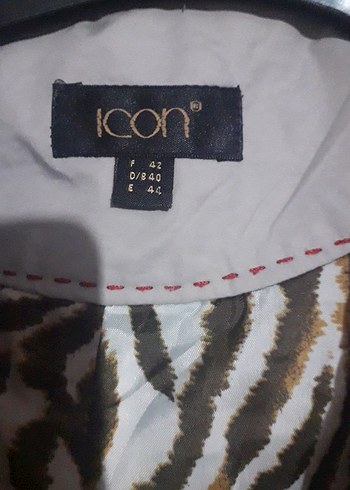 Gri Midi Düğmeli Kadın Trençkot - Görsel 3