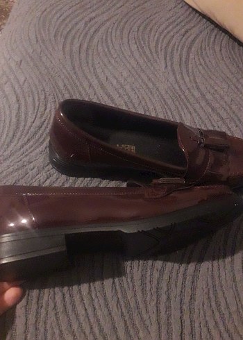 Kahverengi Deri Platform Topuklu Klasik Kadın Ayakkabı - Görsel 5