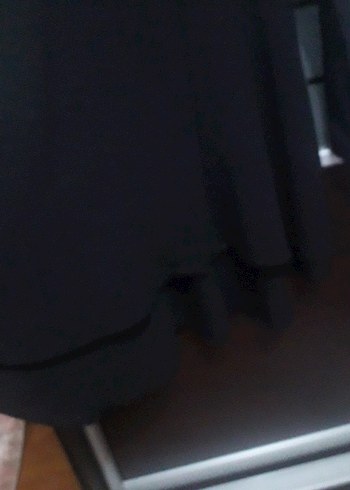 siyah gömlek fırfır detaylı arkadan kuğu gbi - Görsel 3