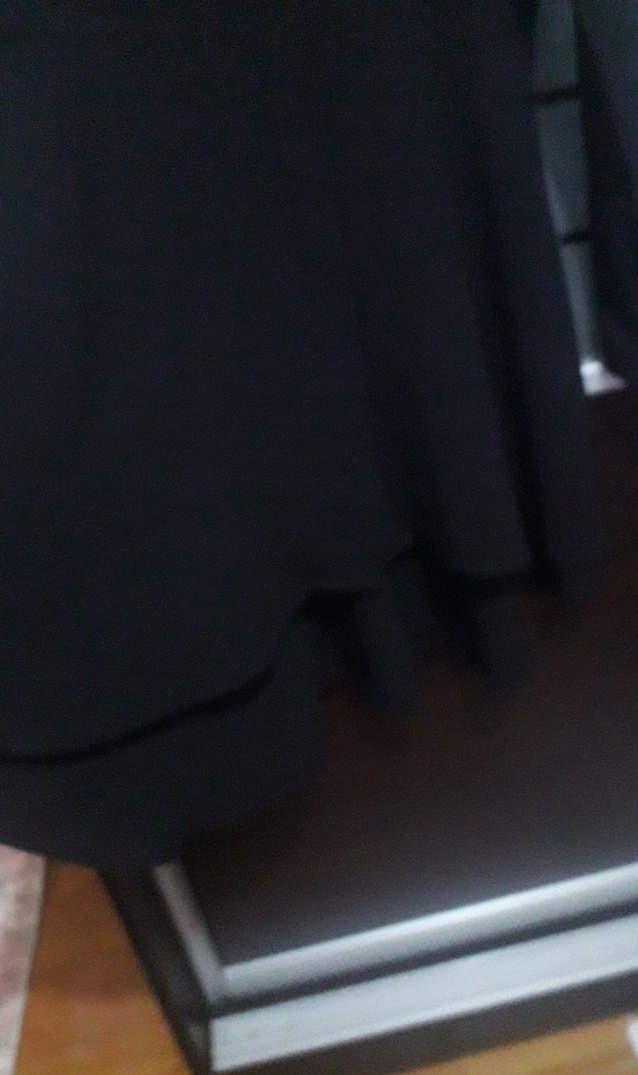 siyah gömlek fırfır detaylı arkadan kuğu gbi - Görsel 3