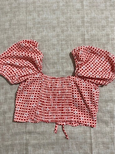 xs Beden kırmızı Renk crop bluz