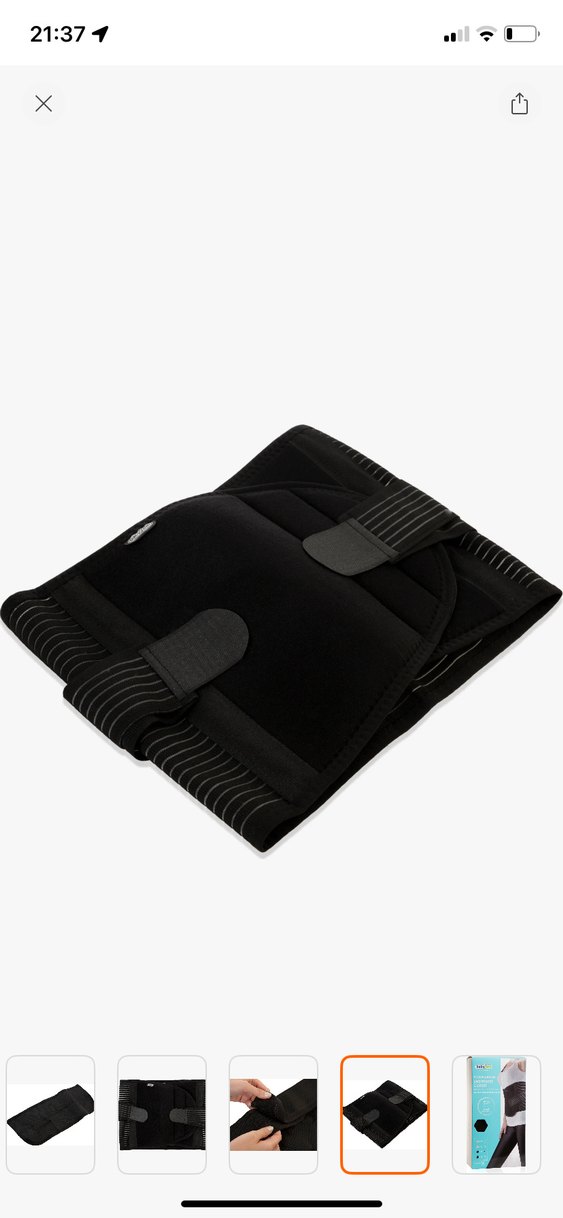 Siyah Doğum Sonrası Balenli Korse - Görsel 3