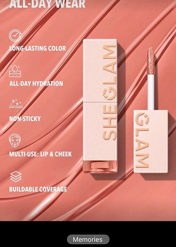 She glam lip tint