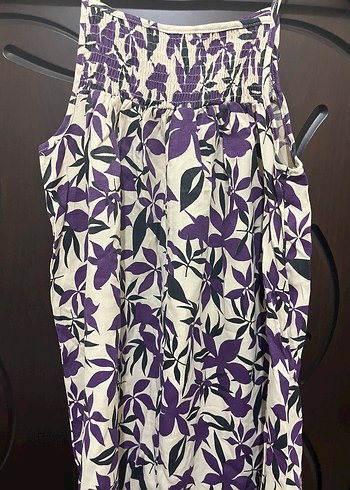 Trendyol & Milla Mor Desenli Bohem Midi Elbise