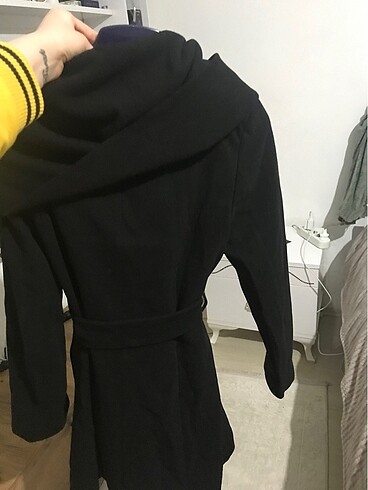 40 Beden Siyah kaşe kaban