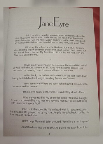  Jane Eyre İngilizce Hikaye Kitabı