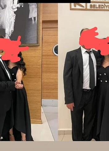 m Beden Siyah abiye 38 beden