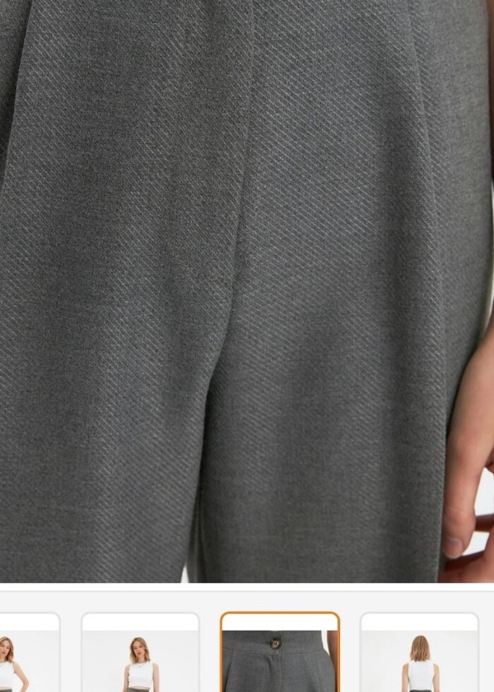 TRENDYOLMİLLA Straight Pantolon - Görsel 3