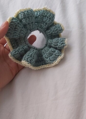 Crochet Scrunchie / Örgü Toka - Görsel 2