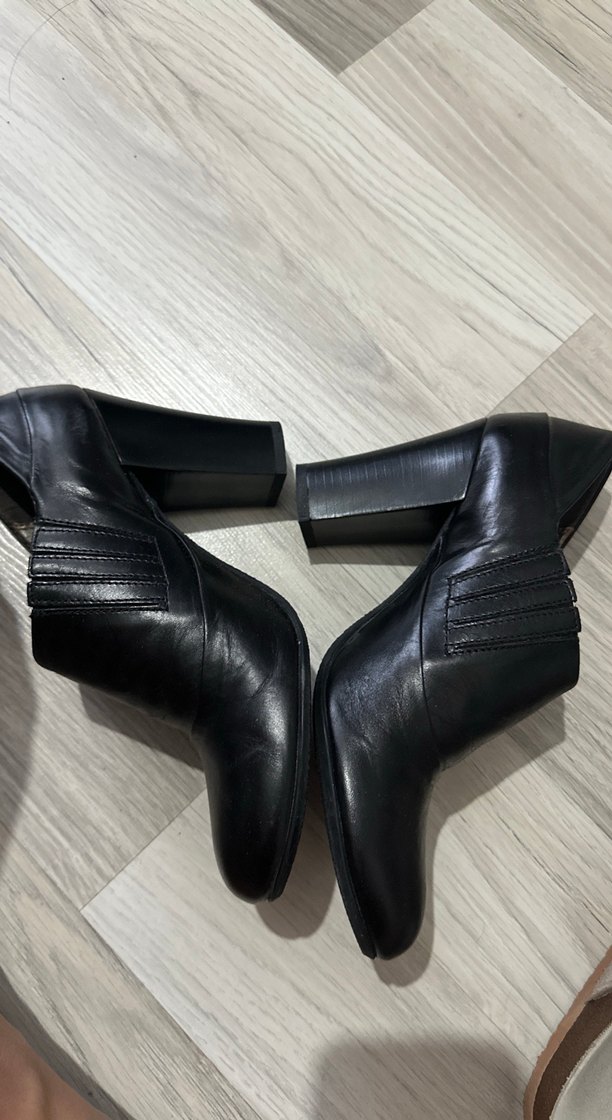 Siyah  Topuklu Kadın Ayakkabı - Görsel 3