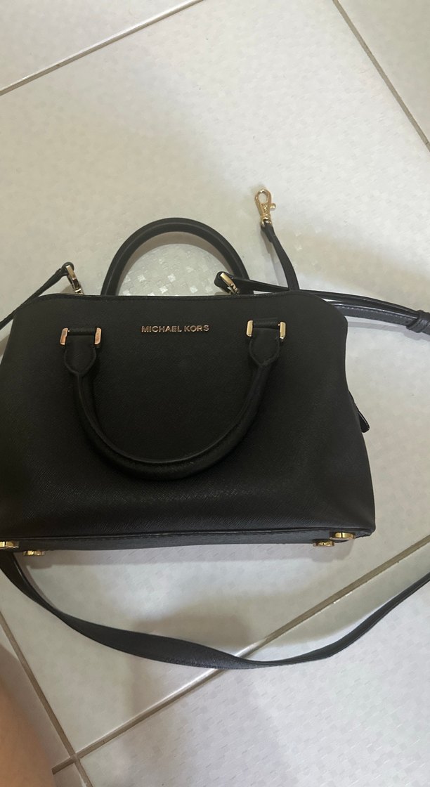 Michael Kors Siyah Deri Kadın Çanta - Görsel 4