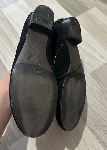 Siyah Bağcıklı Kadın Ayakkabı - Görsel 4
