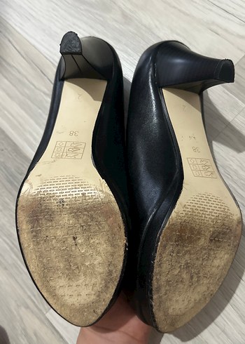 Siyah  Stiletto Topuklu Kadın Ayakkabı - Görsel 2