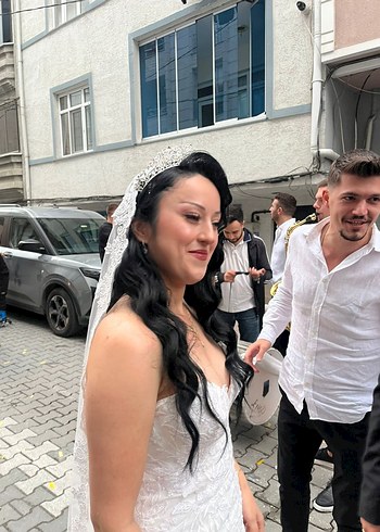 Gelin tacı parlak gümüş - Görsel 4