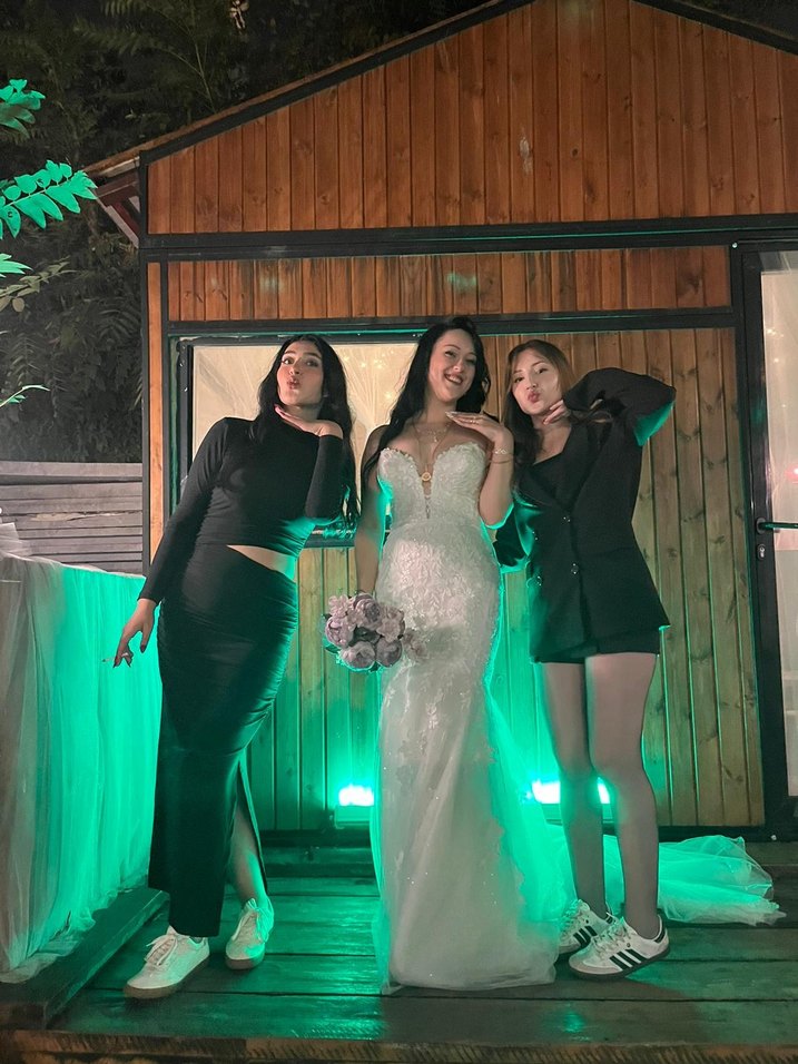 Straplez Bohem Uzun Kuyruklu Denizkızı Gelinlik - Görsel 4